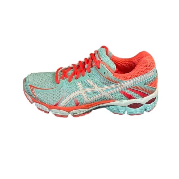 Asics Shoes - Asics Gel Flux women's athletic sneaker size 9.5 aqua neon orange NEW with tags